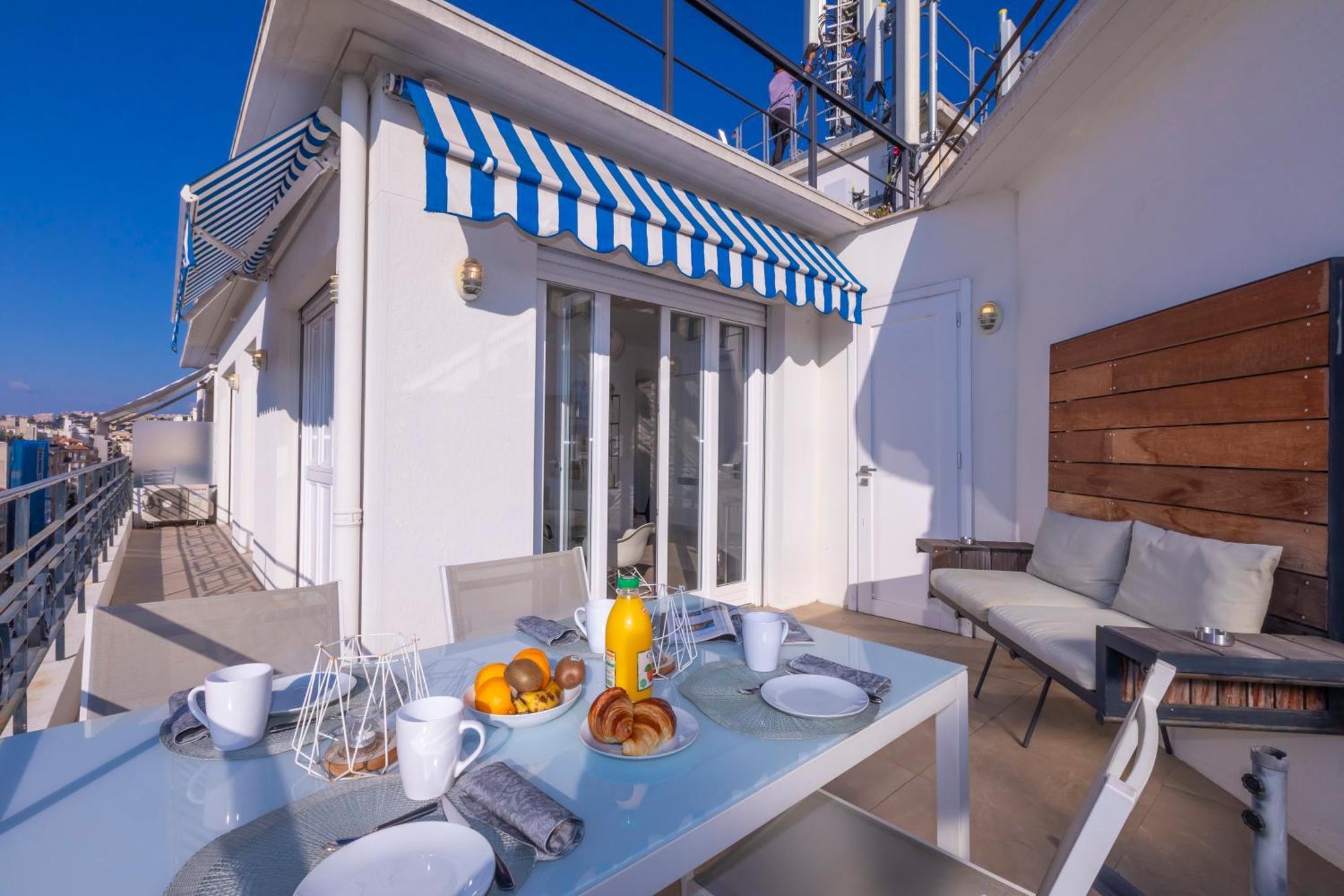 Rooftop At Palais De La Buffa - Happy Rentals Nice Exterior photo